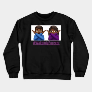 Wakanda Forever Emoji Crewneck Sweatshirt